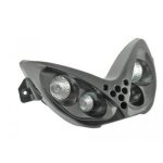 Phare double optique avant halogne tnt pour scooter mbk 50 nitro noir