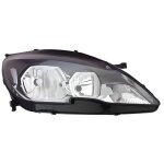 Phare optique avant droit pour peugeot 308 ii phase 1 2013 - 2017 h7 + hb3 fond noir neuf.
