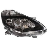 Phare optique avant droit renault clio iii phase 2 2009 2012 h1plush7plush7 fond noir