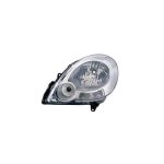 Phare optique avant gauche renault kangoo ii phase 1 2008 - 2013 h4 chrom� .