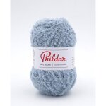 Phildar - pelote de laine phil douce de 50g - laine  tricoter - 100% polyester - aiguille n5 - couleur ...