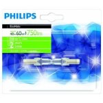 Philips 924587044220 ecohalo crayon r7s 78 mm 48 w 1bl / 10 ampoules  economie dnergie 230v