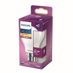 Philips ampoule led equivalent 40w b22 blanc chaud non dimmable verre