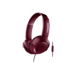Casque avec micro - philips - bass + shl3075rd - rouge - filaire - sur - oreille