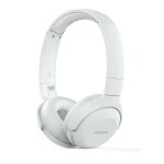 Casque sans fil - philips - upbeat - blanc - commandes lecture / pause - technologie sans fil