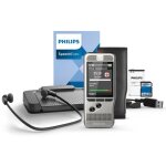 Philips dpm6700 starter kit - kit de dicte et de transcription avec dictaphone numrique 8 go deux microphone ...