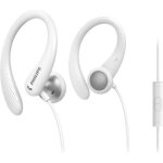 Ecouteurs sport - philips - blanc - intra - auriculaire - filaire - résistant à la transpiration Ecouteurs sport - philips - blanc - intra - auriculaire - filaire - résistant à la transpiration