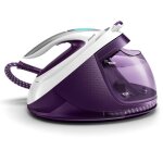 Philips gc9660 - 30 steam ironing station 2700 w 1. 8 l t - ionicglide soleplate purple white