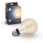 Philips hue white ambiance ampoule led connect�e e27 filament g93 globe bluetooth fonctionne avec alexa ...