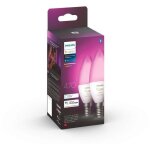 Philips hue white & color ambiance - ampoule led connectée flamme e14 - 55w - compatible bluetooth - ... Philips hue white & color ambiance - ampoule led connectée flamme e14 - 55w - compatible bluetooth - ...