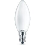 Philips led classic 40w flamme e14 blanc chaud d�polie non dimmable