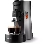 Machine � caf� - philips - senseo� select - 3 r�glages - crema plus - acier inoxydable