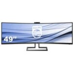 Philips moniteur lcd philips 49 led - 499p9h - 5120 x 1440 pixels - 5 ms (gris  gris)