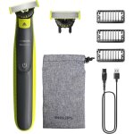 Philips oneblade 360 authentique tondeuse et rasoir à barbe électrique2x 360 lames3x peignes à barbe ... Philips oneblade 360 authentique tondeuse et rasoir à barbe électrique2x 360 lames3x peignes à barbe ...