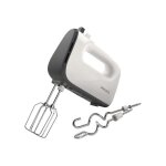 Philips srie 5000 batteur manuel 5 vitesses fonction turbo 450 w double fouet + ptrissage gris (hr3741 ...