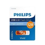 Cl usb - philips - vivid edition - 128 go - usb 2. 0 - stockage numrique