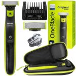 Rasoir lectrique homme - philips - oneblade qp2721 / 20 - barbe tondeuse tanche tui inclus