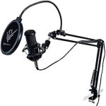 Phoenix technologies - microphone condensateur professionnel studio streaming bras articul rglable ...