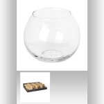 Photophore verre h10cm - atmosphera cr�ateur dint�rieur