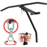 Physionics� barre de traction avec support pour sac de frappe - acier montage mural - pull up bar support ...