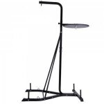 Physionics support sac de frappe - sur pied hauteur rglable acier noir - station de boxe autoportante ...