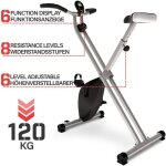 Physionics® vélo dappartement - pliable Écran lcd selle réglable 8 niveaux de résistance - fitness intérieur ... Physionics® vélo dappartement - pliable Écran lcd selle réglable 8 niveaux de résistance - fitness intérieur ...