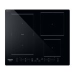 Table de cuisson � induction - hotpoint - hb 4860c cpne - noir - 4 zones de cuisson - 7400 w