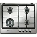 Piano de cuisson à gaz whirlpool gmal 6422 / ixl - 4 brûleurs - commandes frontales - inox Piano de cuisson à gaz whirlpool gmal 6422 / ixl - 4 brûleurs - commandes frontales - inox