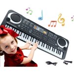 Piano enfant clavier piano enfants 61 touches piano num�rique �lectronique kit instrument de musique ...
