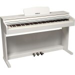 Piano numrique meuble - woodbrass - dp2 - toucher lourd raliste - bluetooth - blanc