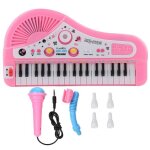 Piano num�rique salalis - jouet dinstruments de musique - 37 clavier - rose - 3 ans et plus