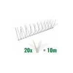Pics anti - pigeons - yyv - 10 mètres - polycarbonate - 4 rangées - protection efficace contre les oiseaux ... Pics anti - pigeons - yyv - 10 mètres - polycarbonate - 4 rangées - protection efficace contre les oiseaux ...