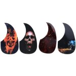 Pickguard pour guitare acoustique - omabeta - 4 pi�ces - pvc - protection contre les rayures