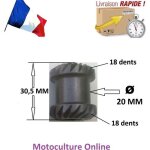 Pièce détachée - multifonction - pignon taille haie - noir - compatible avec plusieurs marques - 18 dentelures ... Pièce détachée - multifonction - pignon taille haie - noir - compatible avec plusieurs marques - 18 dentelures ...