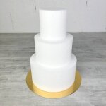 Pice monte haut. 30 cm polystyrne gteau base  20cm  10cm 3 disques styropor hauteur 10cm plateau ...