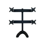 Pied pour 4 crans lcd newstar tilt / turn / rotate quad desk stand fpma - d700dd4 - noir - taille dcran ...