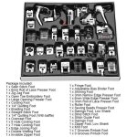 Pieds - de - biche machine � coudre accessoire piq�re pieds presseurs multifonctionnel 32pcs - set