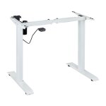Relaxdays pied de bureau rglable en hauteur lectrique extensible trteau 71 - 121 cm cadre table acier ...
