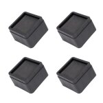 Rehausseurs de lit - omabeta - carr�s noirs - 2 pouces - durables - empilables