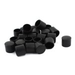 Patins pour meubles sourcing map 24pcs 12mm id caoutchouc embout pied chaise bouchon tampon capuchon ...