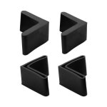 Pied de meuble sourcing map pieds chaise pour 25mm x 25mm meuble angle fer forme l patin table embout ...