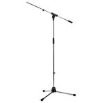 Pied de micro - k&m - 210 - 6 - chrom� - r�glable en hauteur - pliable