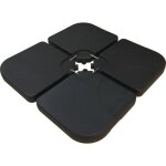 Pied de parasol 4 dalles � lester jusqu� 3 x 3 - 52l - noir