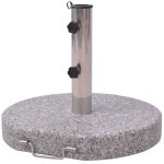 Pied de parasol en granit 30kg Pied de parasol en granit 30kg