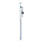 Relaxdays pied de parasol plage �paisseur du manche jusqu?� 35 mm douille de sol jardin camping acier ...