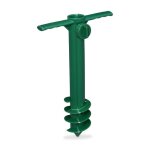Relaxdays pied de parasol et schoir parapluie  visser paisseur tige 19 - 32 mm camping douille  enfoncer ...