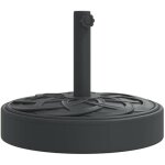 Pied de parasol - vidaxl - rond - 25 kg - compatible mât Ø 38 / 48 mm - coque en béton Pied de parasol - vidaxl - rond - 25 kg - compatible mât Ø 38 / 48 mm - coque en béton