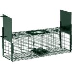 Outsunny - pige de capture - acier - 60x18x20cm - vert