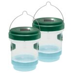 Piège à guêpes mouches solaire avec lumière led set de 2 Piège à guêpes mouches solaire avec lumière led set de 2