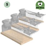 Piège à souris humane cage amélioré seulement pour les petits rongeurs no kill efficace réutilisable ... Piège à souris humane cage amélioré seulement pour les petits rongeurs no kill efficace réutilisable ...